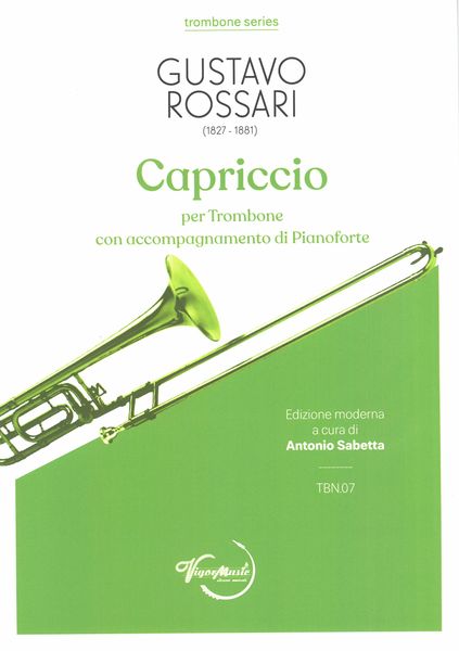 Capriccio : Per Trombone Con Accompagnamento Di Pianoforte / edited by Antonio Sabetta.