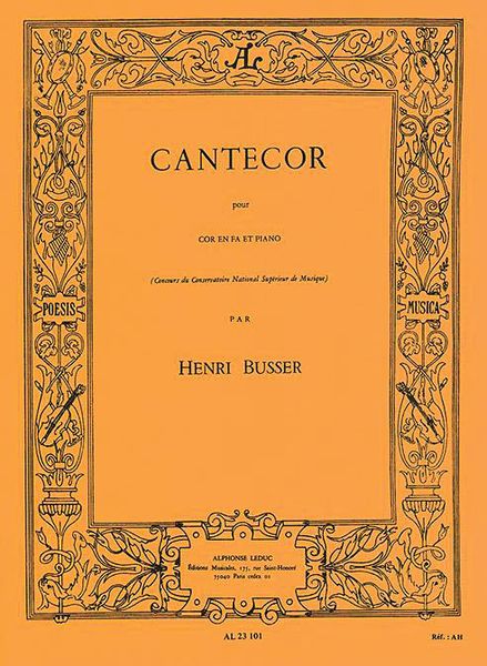 Cantecor : For Horn and Piano.