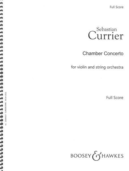 Chamber Concerto : For Violin and String Orchestra (1996).