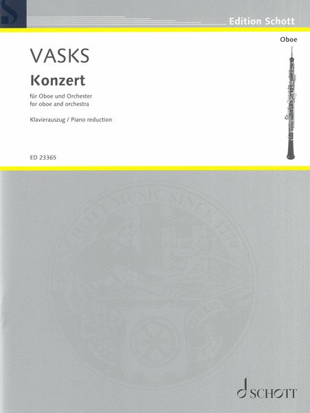 Konzert : For Oboe and Orchestra (2017-18) / Piano reduction by Claus-Dieter Ludwig (2021).