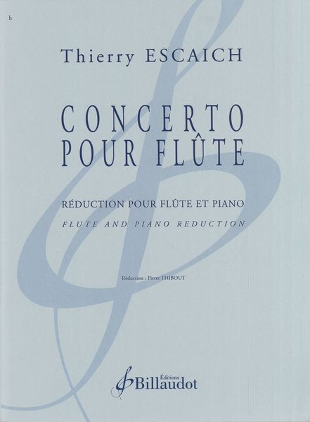 Concerto : Pour Flute et Orchestre / Piano reduction by Pierre Thibout.