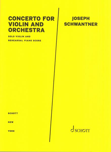 Concerto : For Violin and Orchestra (2019) - Piano reduction.