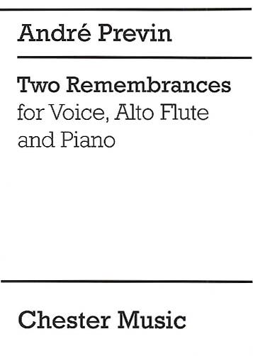 Two Remembrances : For Voice, Alto Flute and Piano.