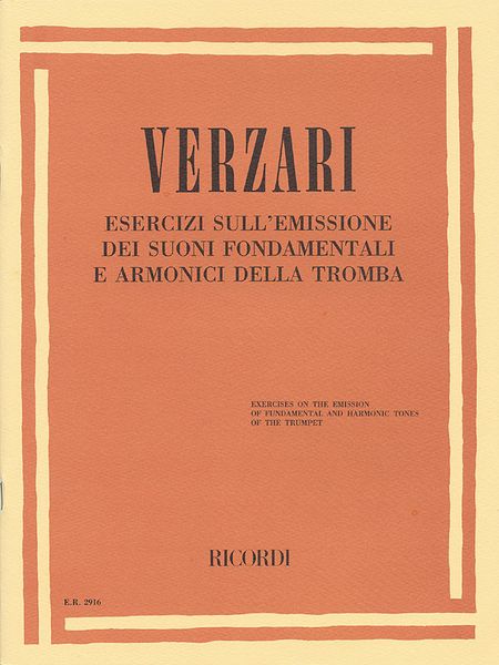 Exercises : Fundamental and Harmonic Tones Of The Trumpet.