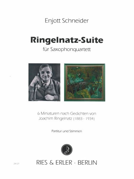 Ringelnatz-Suite : Für Saxophonquartett.