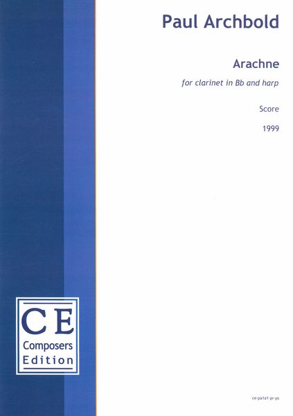 Arachne : For Clarinet In B Flat and Harp (1999).