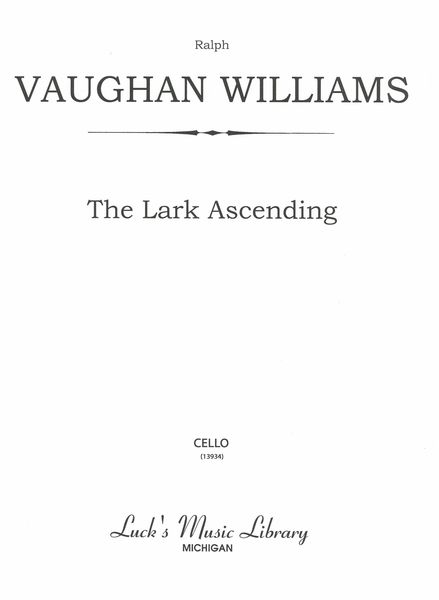 Lark Ascending : For Violin and Orchestra.