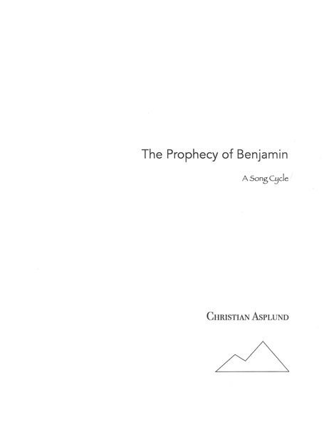 Prophecy of King Benjamin : A Song Cycle (2020).