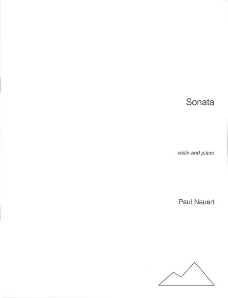 Sonata : For Violin and Piano (2007).