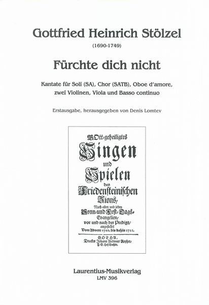 Fürchte Dich Nicht : Kantate / edited by Denis Lomtev.