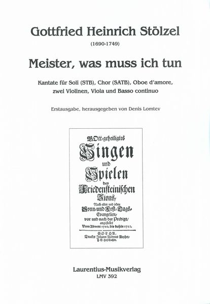 Meister, Was Muss Ich Tun : Kantate / edited by Denis Lomtev.