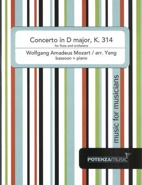 Oboe Concerto In C Major, K. 314 : For Bassoon and Piano / arr. Myles Mingyuan Yang.