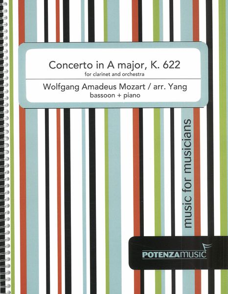 Clarinet Concerto In A Major, K. 622 : For Bassoon and Piano / arr. Myles Mingyuan Yang.