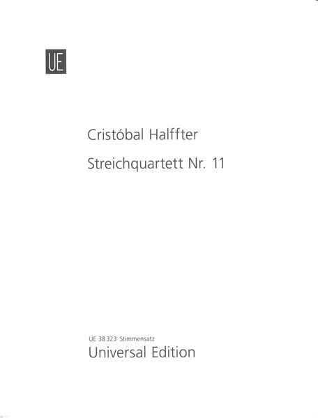 Streichquartett Nr. 11 (2019).