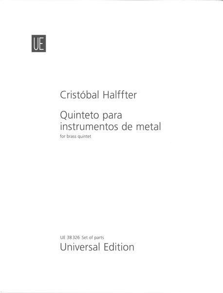 Quinteto Para Instrumentos De Metal : For Brass Quintet (2020).