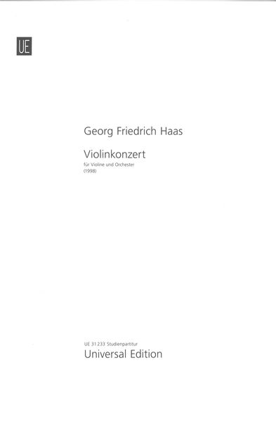 Violinkonzert : Für Violine und Orchester (1998).