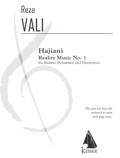 Hajiani - Reality Music No. 1 : For Shawm (Schalmei) and Electronics.