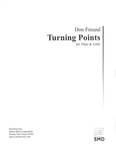 Turning Points : For Flute and Cello (1993).