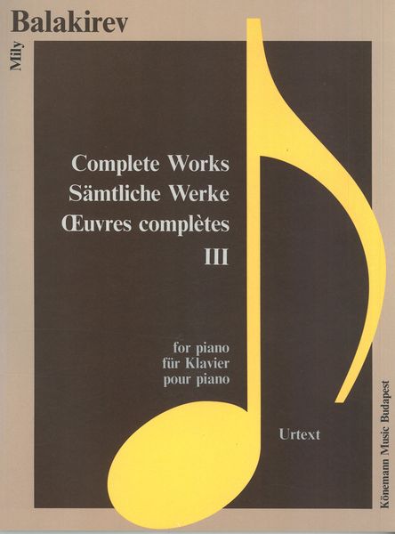 Complete Works For Piano, Vol. 3.