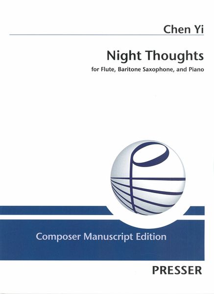 Night Thoughts : For Flute, Baritone Saxophone and Piano.