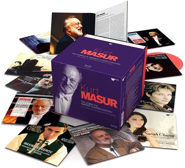 Kurt Masur: The Complete Warner Classics Edition - His Teldec & Emi Classics Recordings (70 CD).