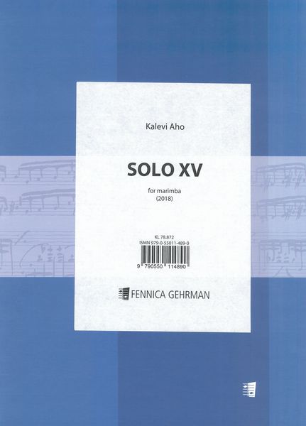 Solo XV : For Marimba (2018).