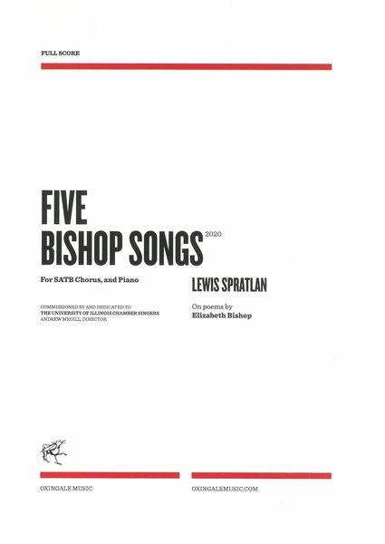 Five Bishop Songs : For SATB Chorus and Piano (2020).