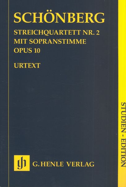 Streichquartett Nr. 2 Mit Sopranstimme, Op. 10 / edited by Ullrich Scheideler.