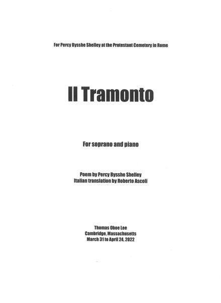 Il Tramonto : For Soprano and Piano (2022) [Download].