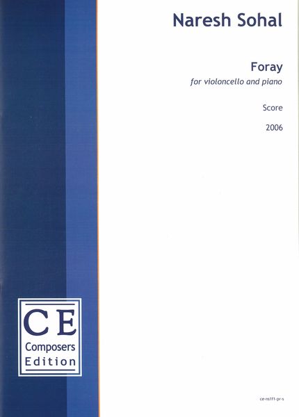 Foray : For Violoncello and Piano.