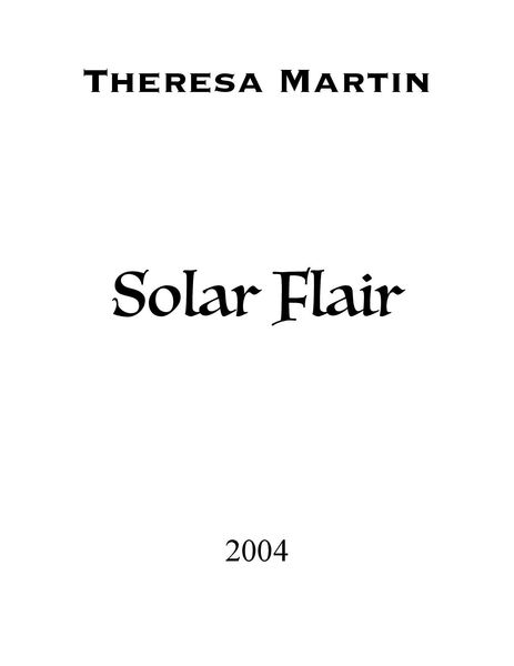 Solar Flair : For Two Clarinets (2004).