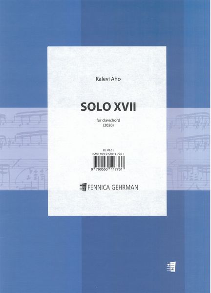 Solo XVII : For Clavichord (2020).
