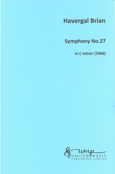 Symphony No. 27 In C Minor (1966).