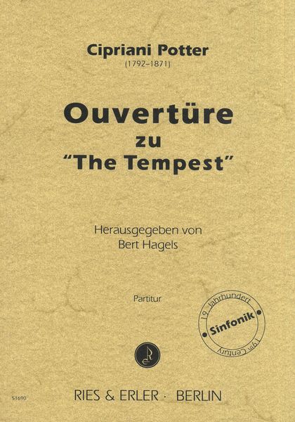 Ouvertüre Zu The Tempest / edited by Bert Hagels.