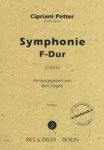 Symphonie F-Dur (1826) / edited by Bert Hagels.