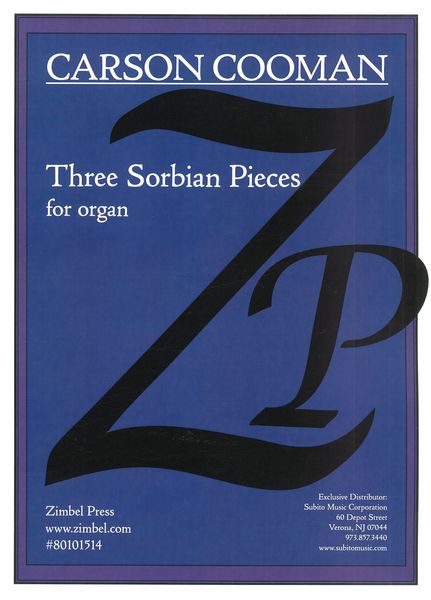 Three Sorbian Pieces : For Organ.