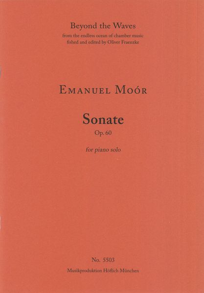 Sonate, Op. 60 : For Piano Solo.