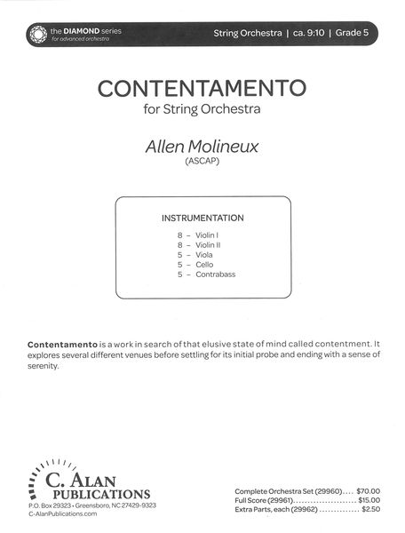 Contentamento : For String Orchestra.