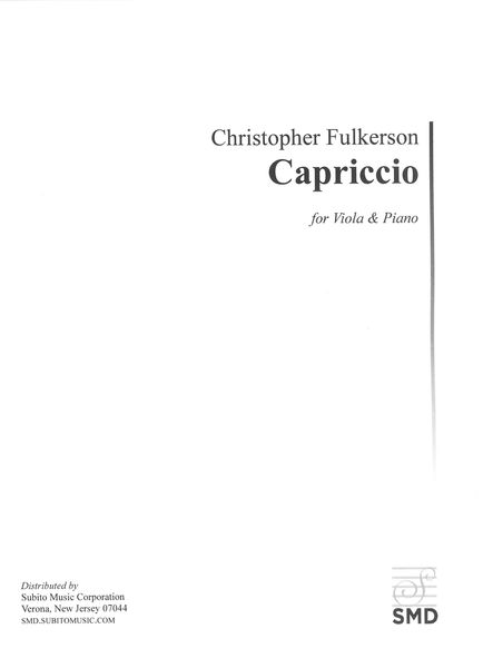 Capriccio : For Viola and Piano (1980).