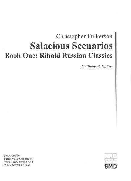 Salacious Scenarios, Book 1 - Ribald Russian Classics : For Tenor and Guitar (2021).