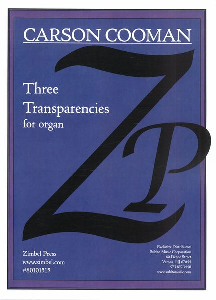 Three Transparencies : For Organ.