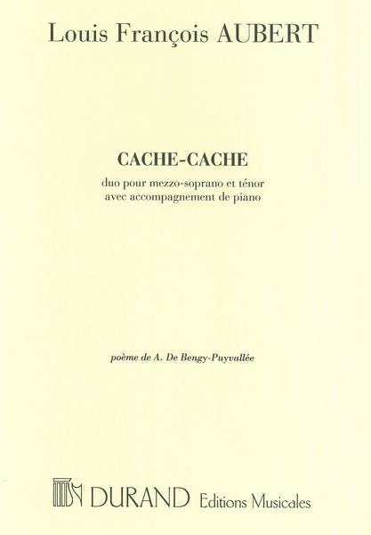 Cache-Cache : Duo For Mezzo-Soprano and Piano.