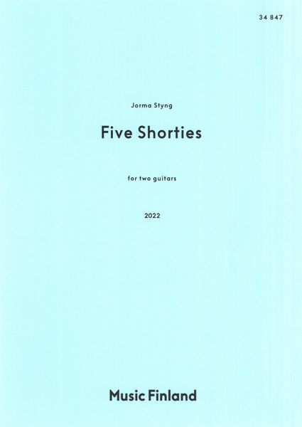 Five Shorties : For Two Guitars (2022).