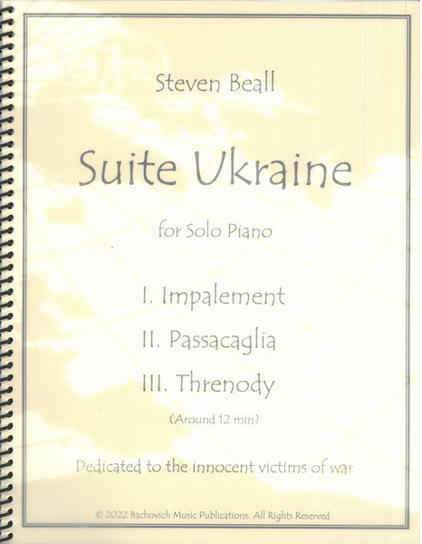 Suite Ukraine : For Solo Piano.