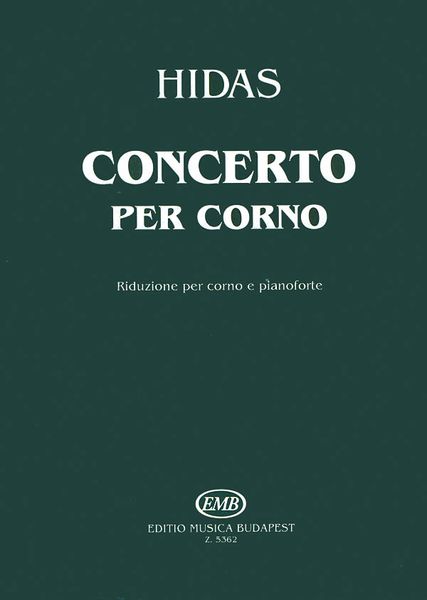 Concerto : Per Corno E Orchestra (reduction).