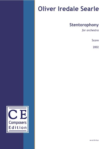 Stentorophony : For Orchestra (2002).