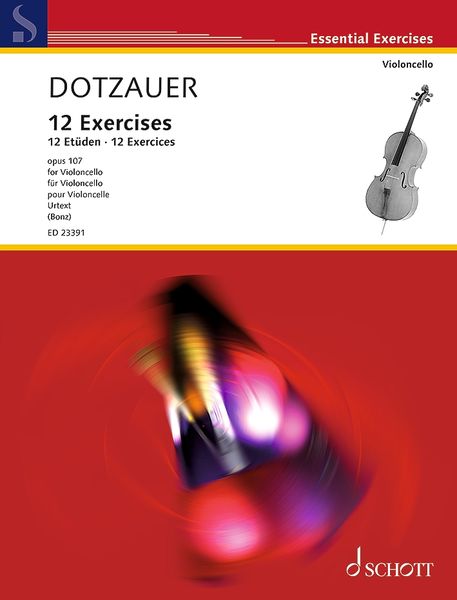12 Exercises, Op. 107 : For Violoncello / edited by Tobias Bonz.