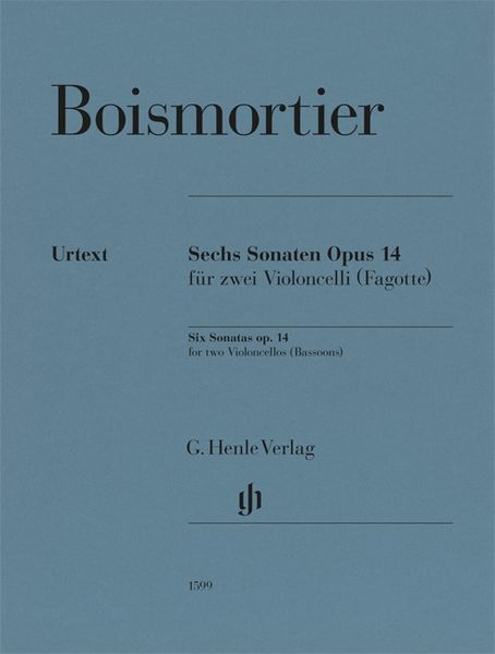 Sechs Sonaten, Op. 14 : Für Zwei Violoncelli (Fagotte) / edited by Tabea Umbreit.