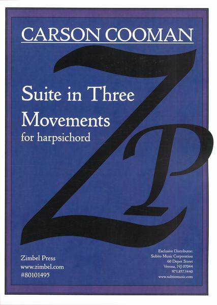 Suite In Three Movements, Op. 1393 : For Harpsichord (2021).