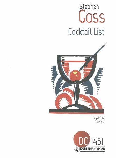 Cocktail List : For 2 Guitars.